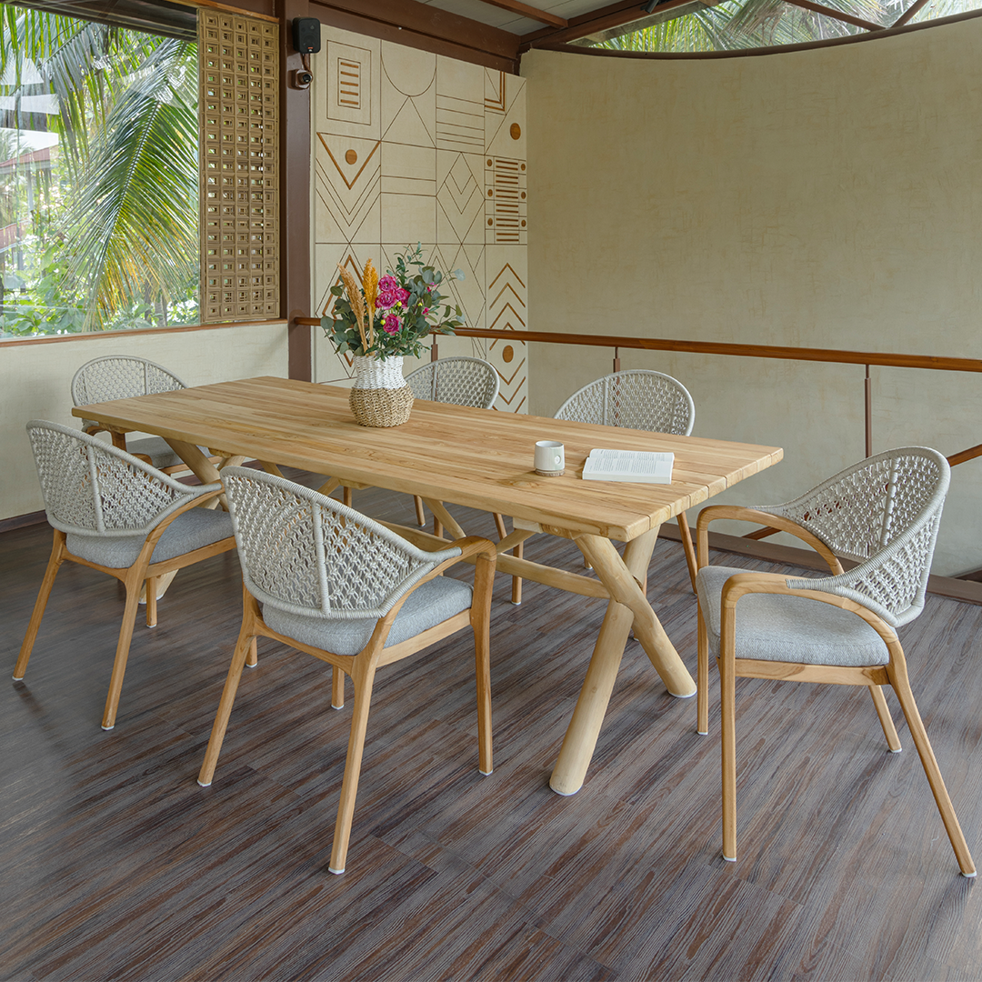 Slatted Dining Table