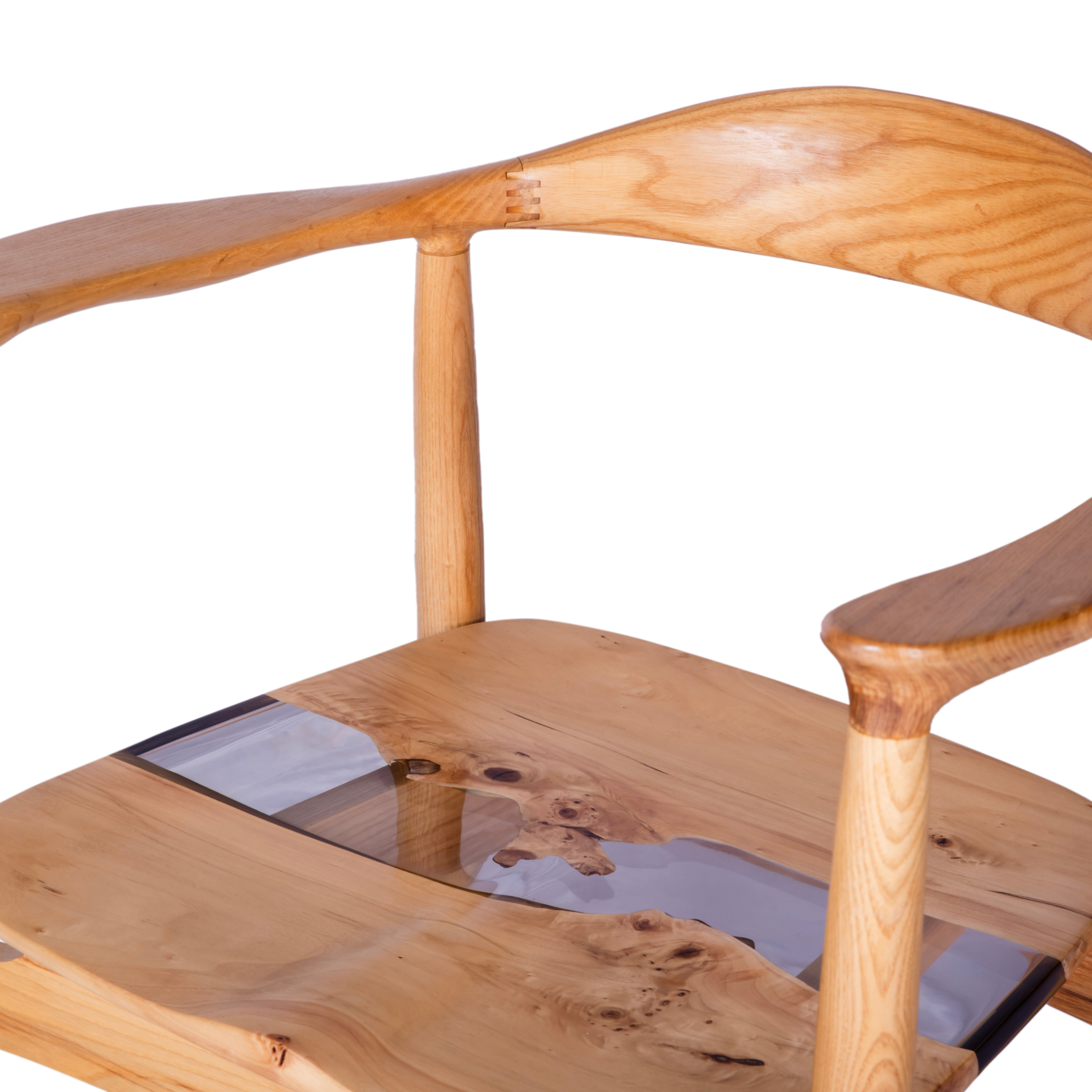 Wooden Resin Dining Chair