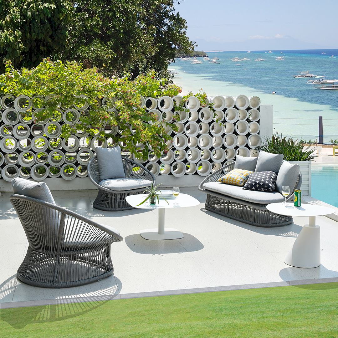 Outdoor Three Seater Sofa