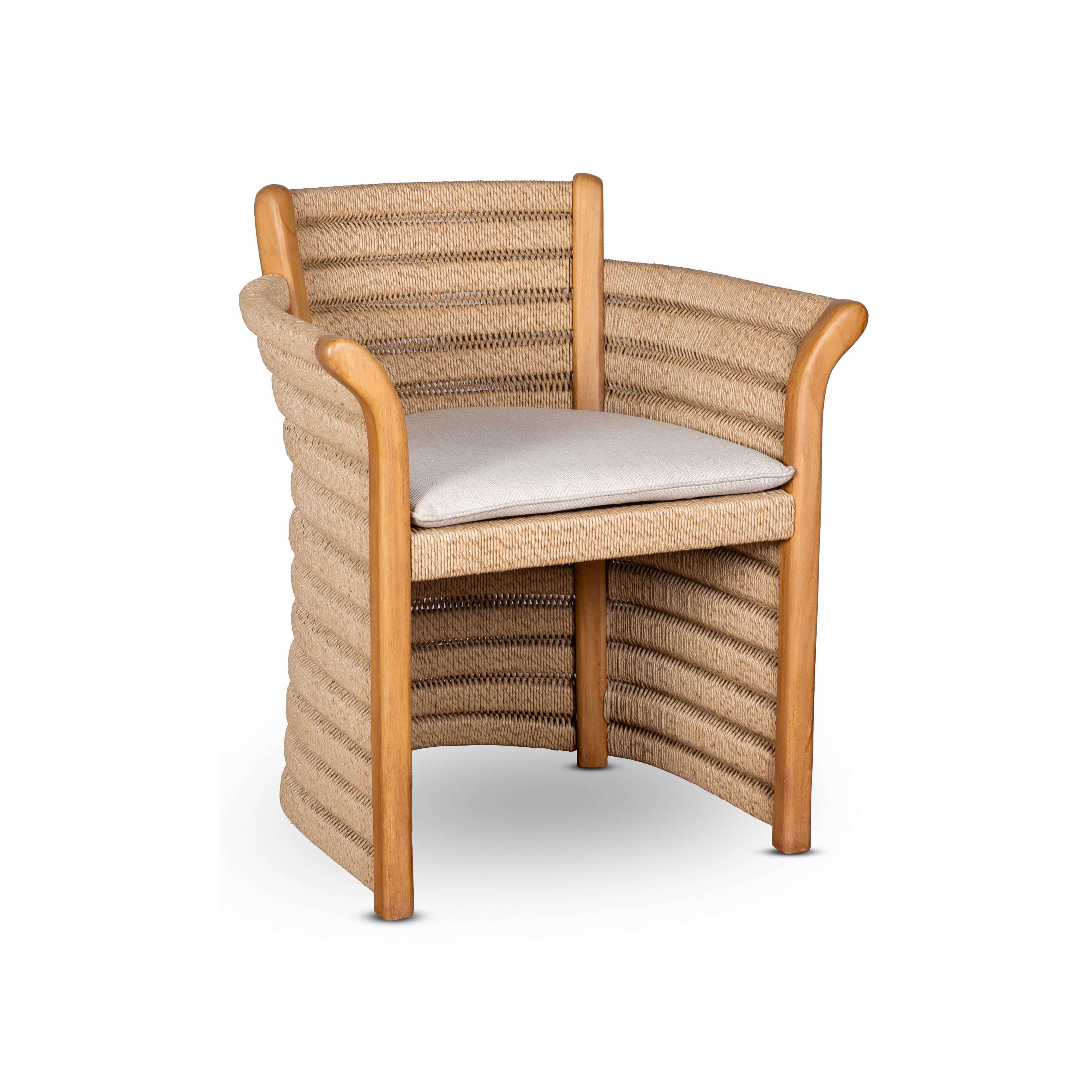 Wooden Single seater sofa