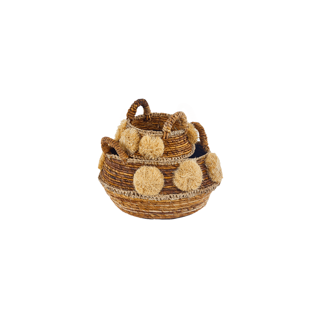 Basket with handles