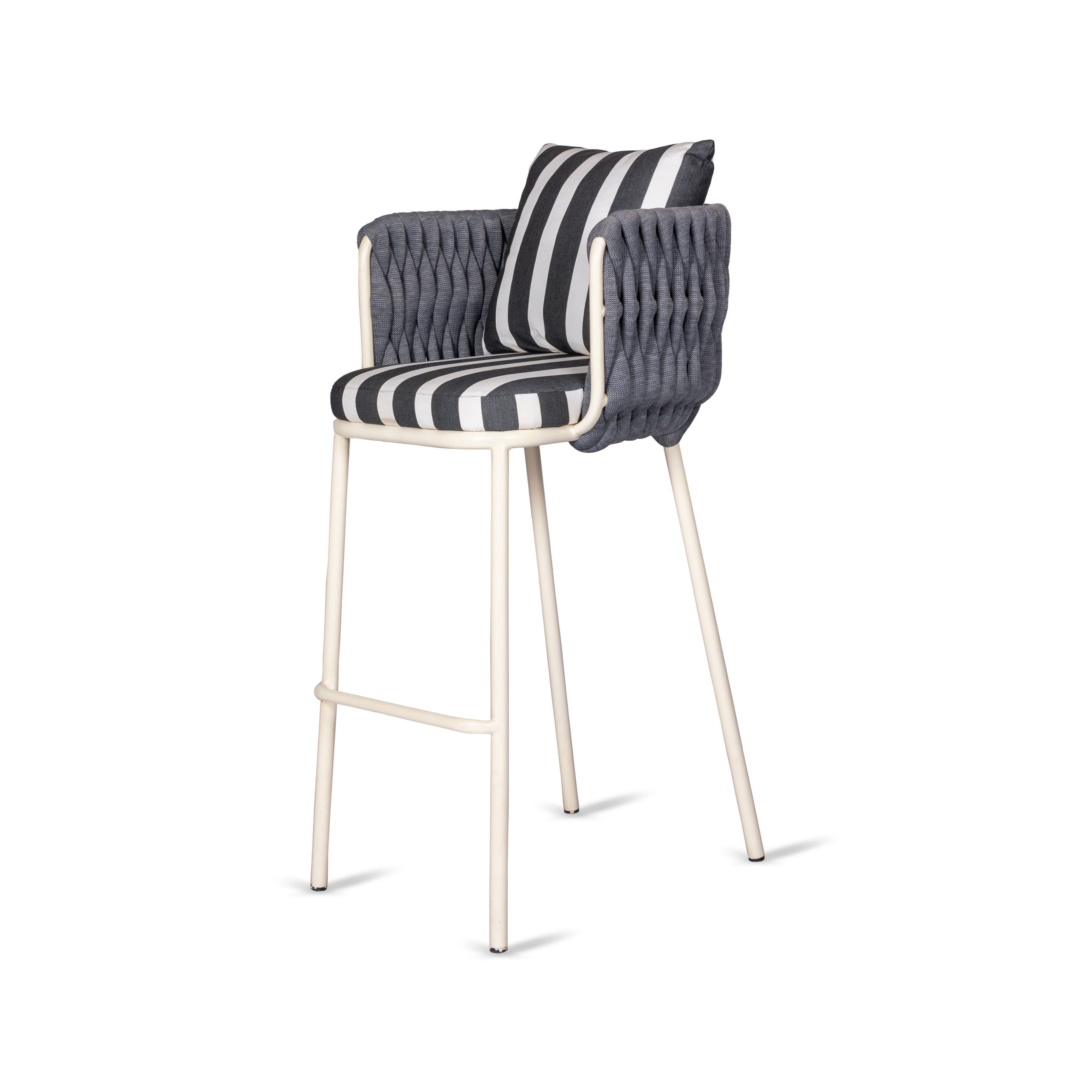 weaved barstool