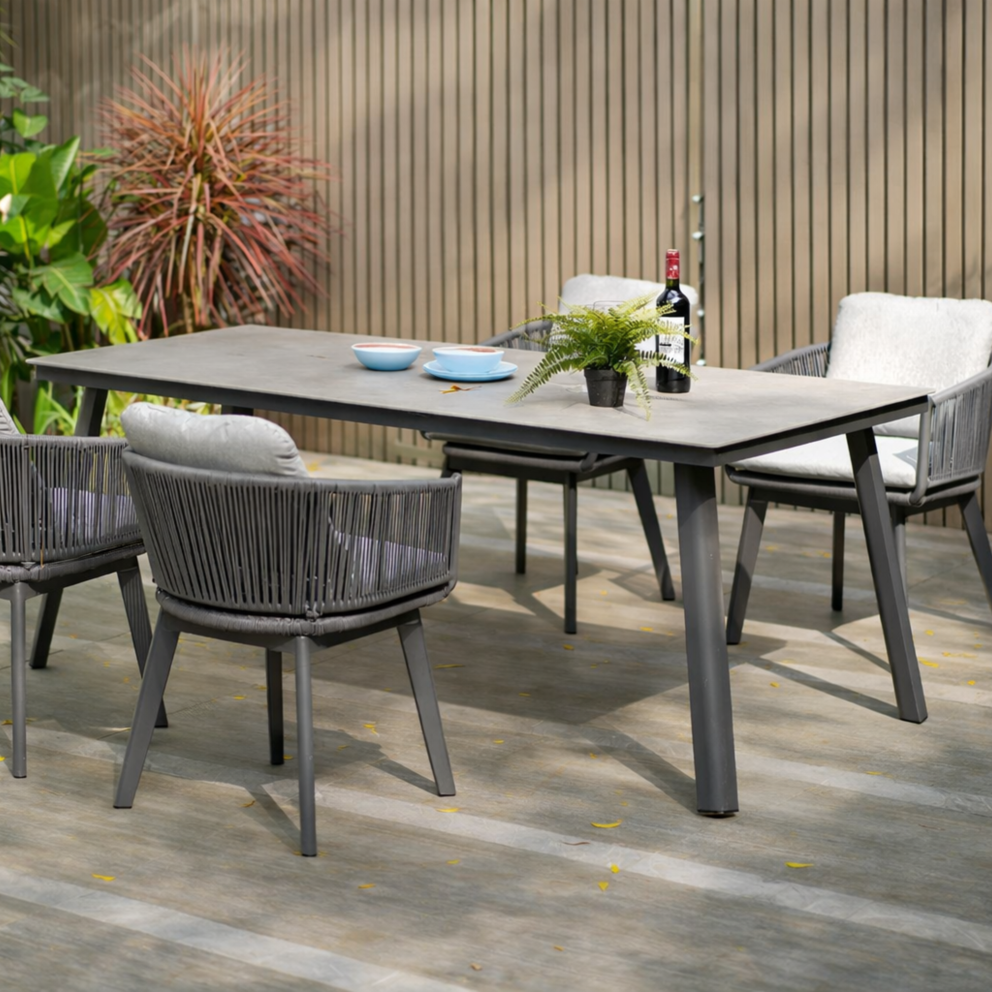 Metal Outdoor Dining Table