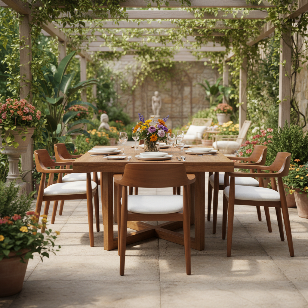 Wooden dining chairs