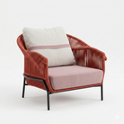 Modern outdoor single seater sofa 